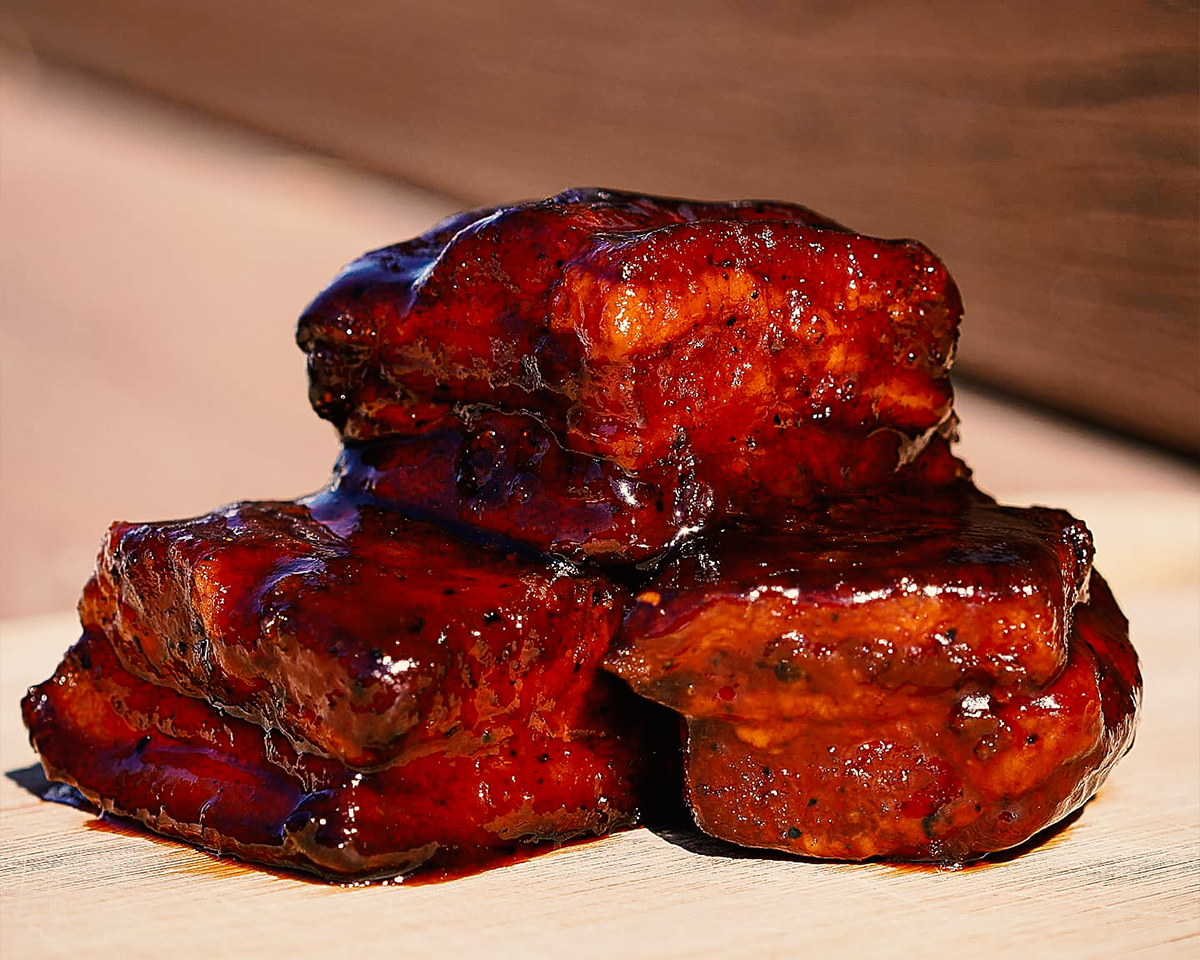 Smoked Pork Belly Burnt Ends - Smoked BBQ Source