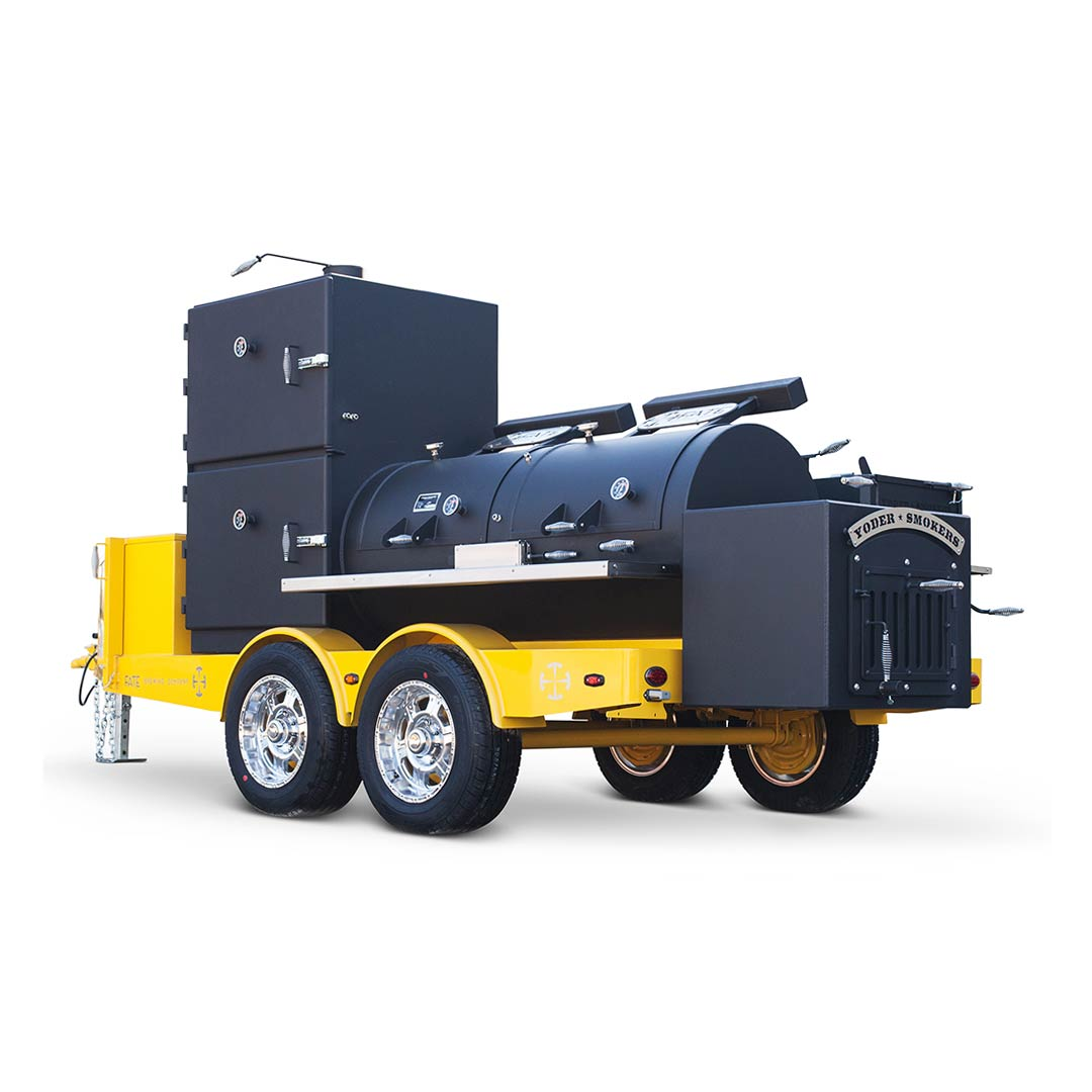 The Frontiersman Competition Offset Smoker - Yoder Smokers