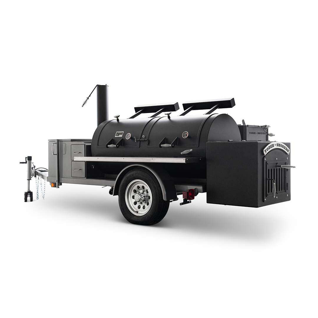 The Frontiersman Competition Offset Smoker - Yoder Smokers