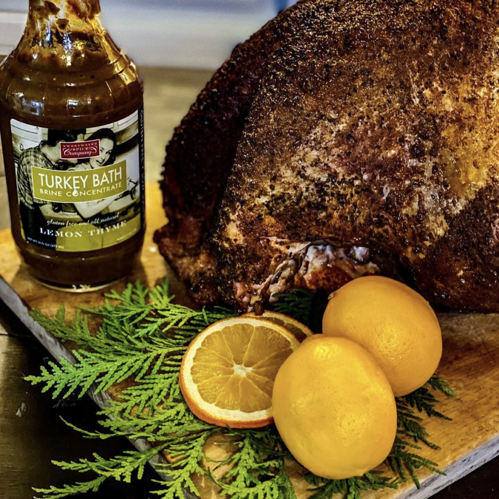 Lemon Thyme White Oak Smoked Turkey Breast on the Yoder Loaded Wichita