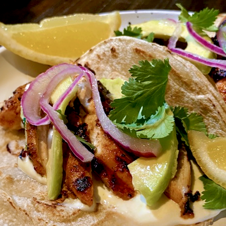 Harissa Grilled Chicken Taco recipe