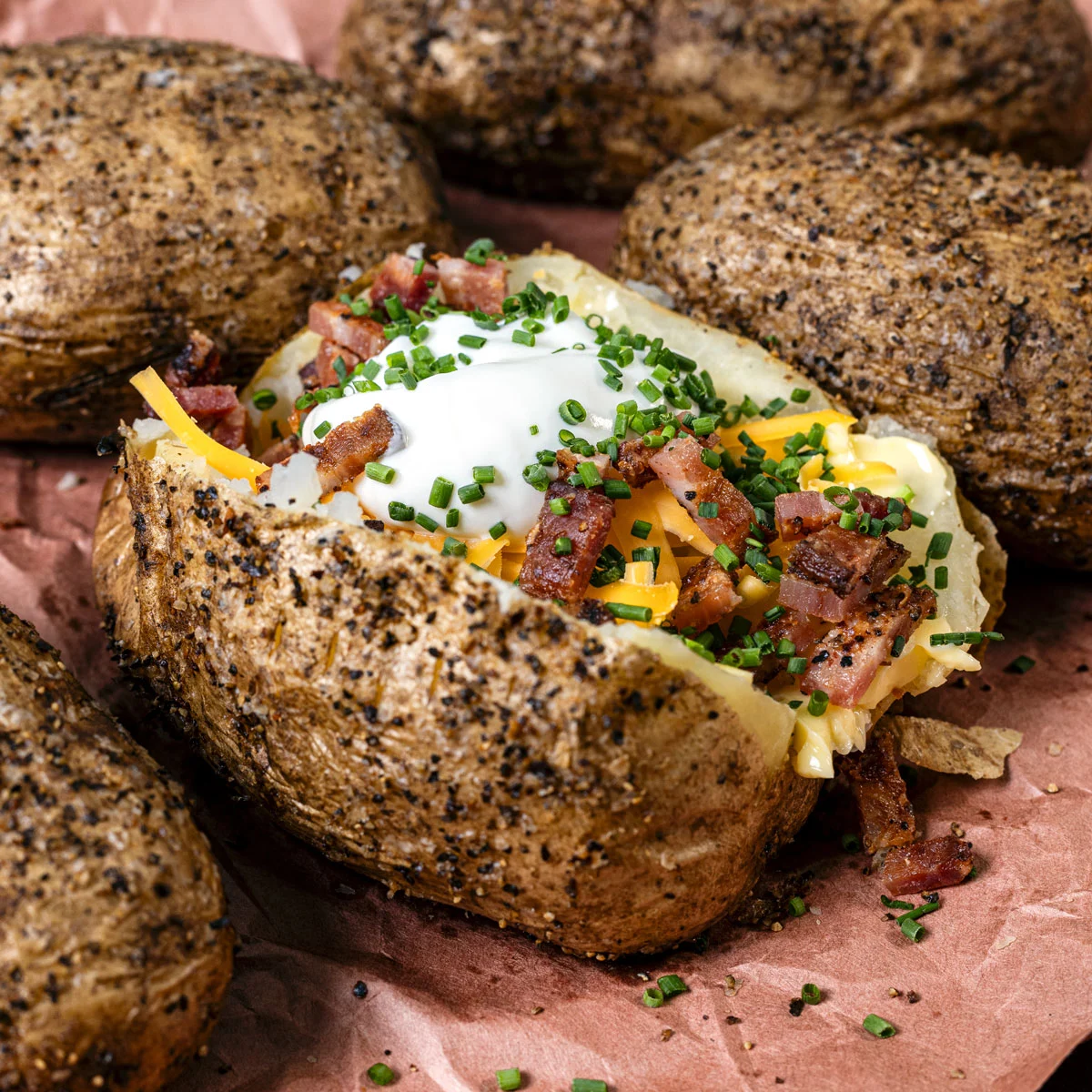 Baked Potatoes on Yoder