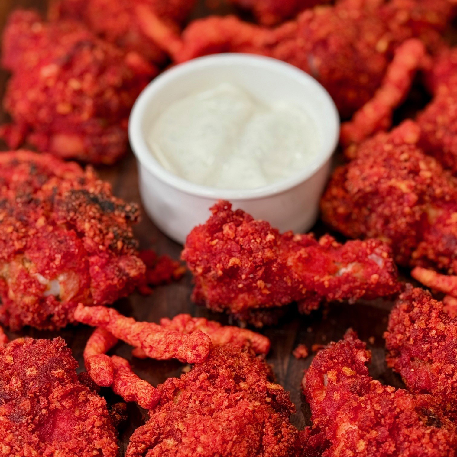 Flaming Hot Cheetos Wings Recipe