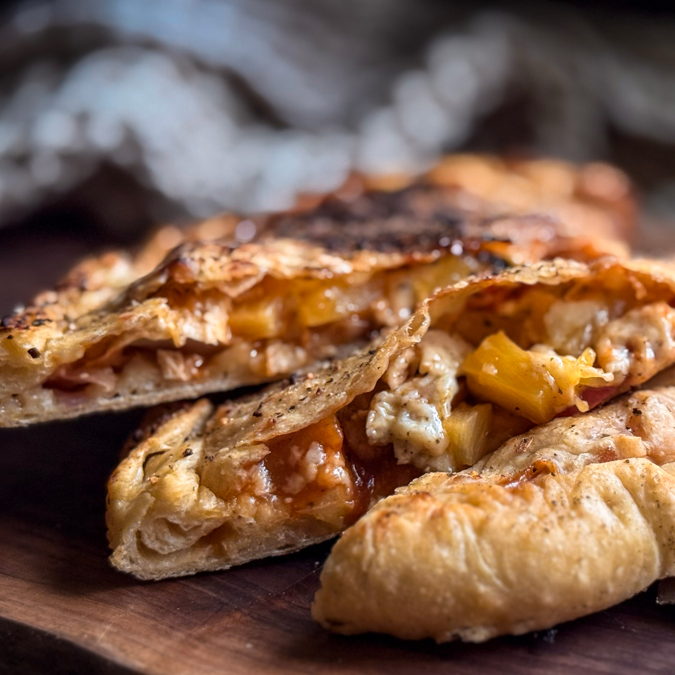 BBQ chicken calzone recipe