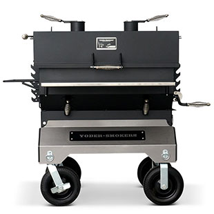 Yoder Smokers 24 by 36 Inch Charcoal Grill on Competition Cart