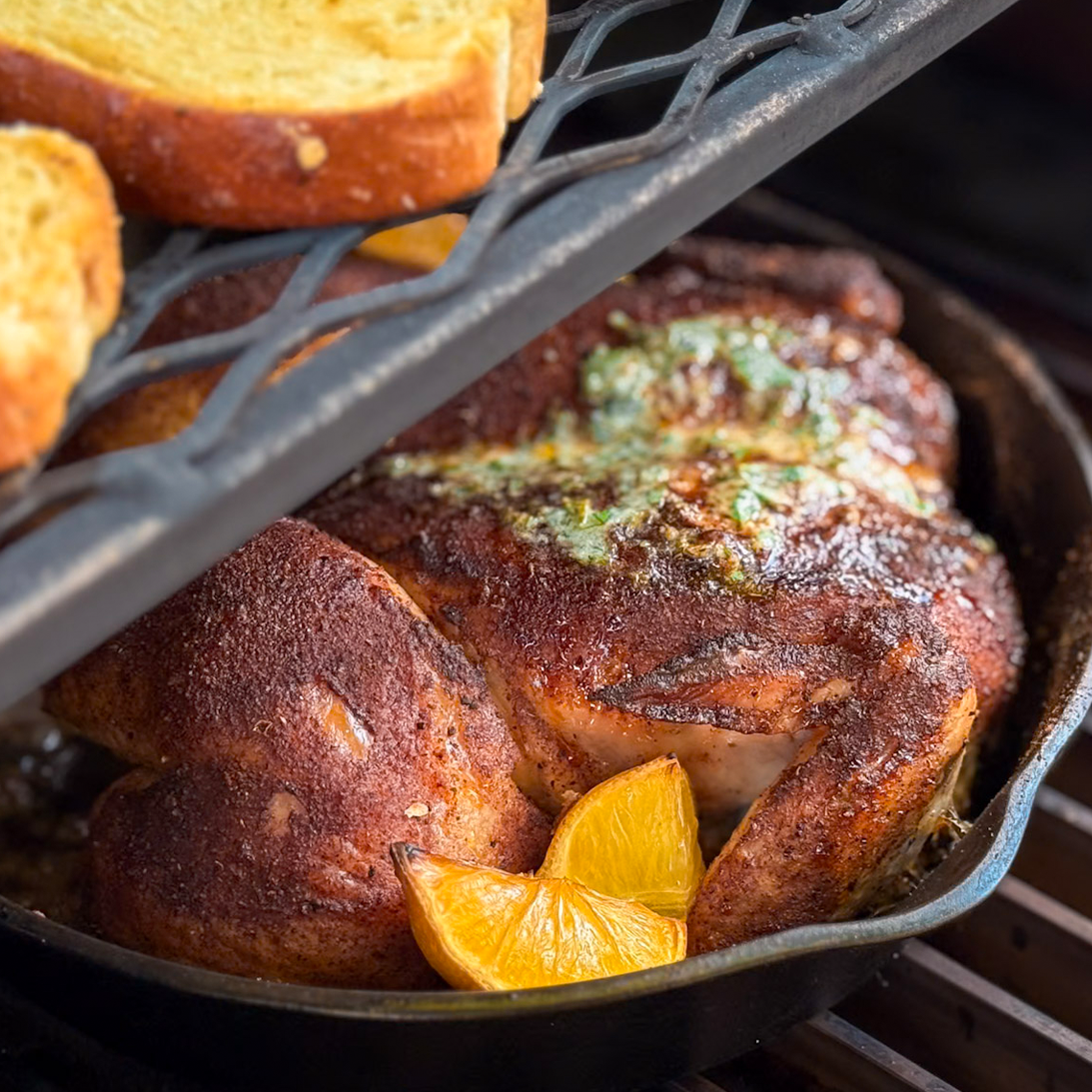 Smoked Spatchcock Chicken on the Yoder