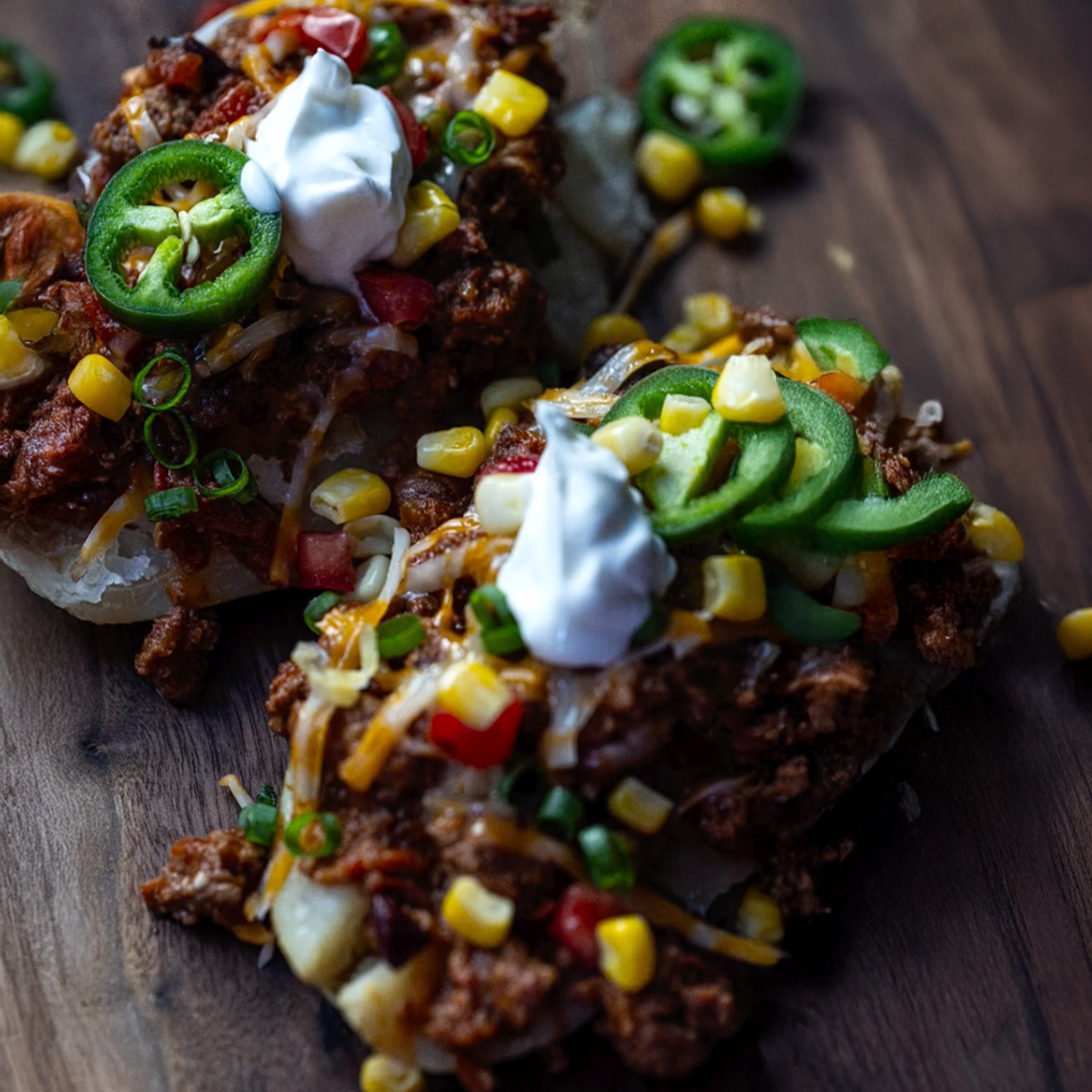 Over the Top Chili on a Loaded Wichita