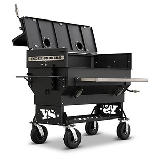 Yoder Smokers 48′′ Adjustable Charcoal Grill on Competition Cart