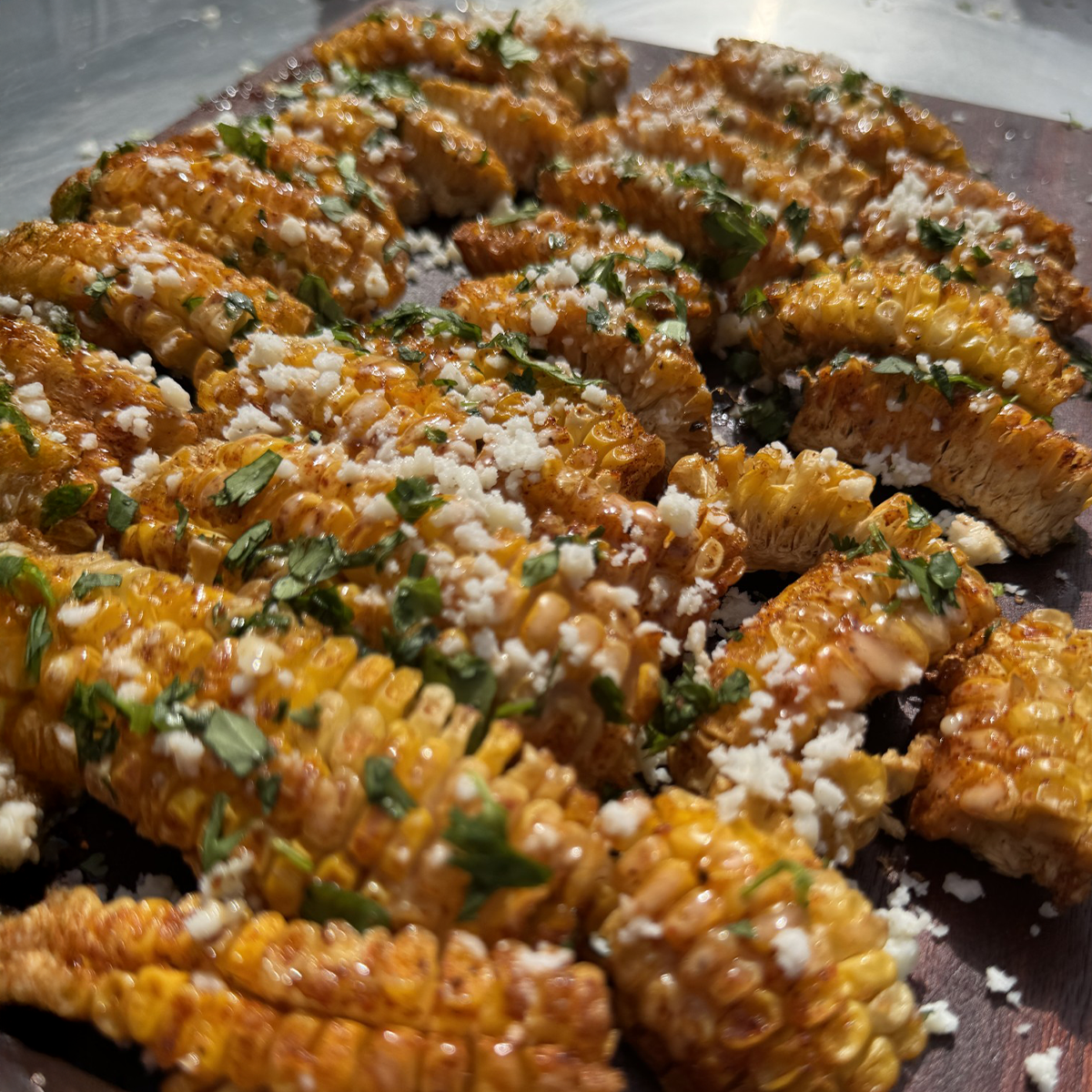 Smoked Mexican Street Corn Ribs on the Yoder