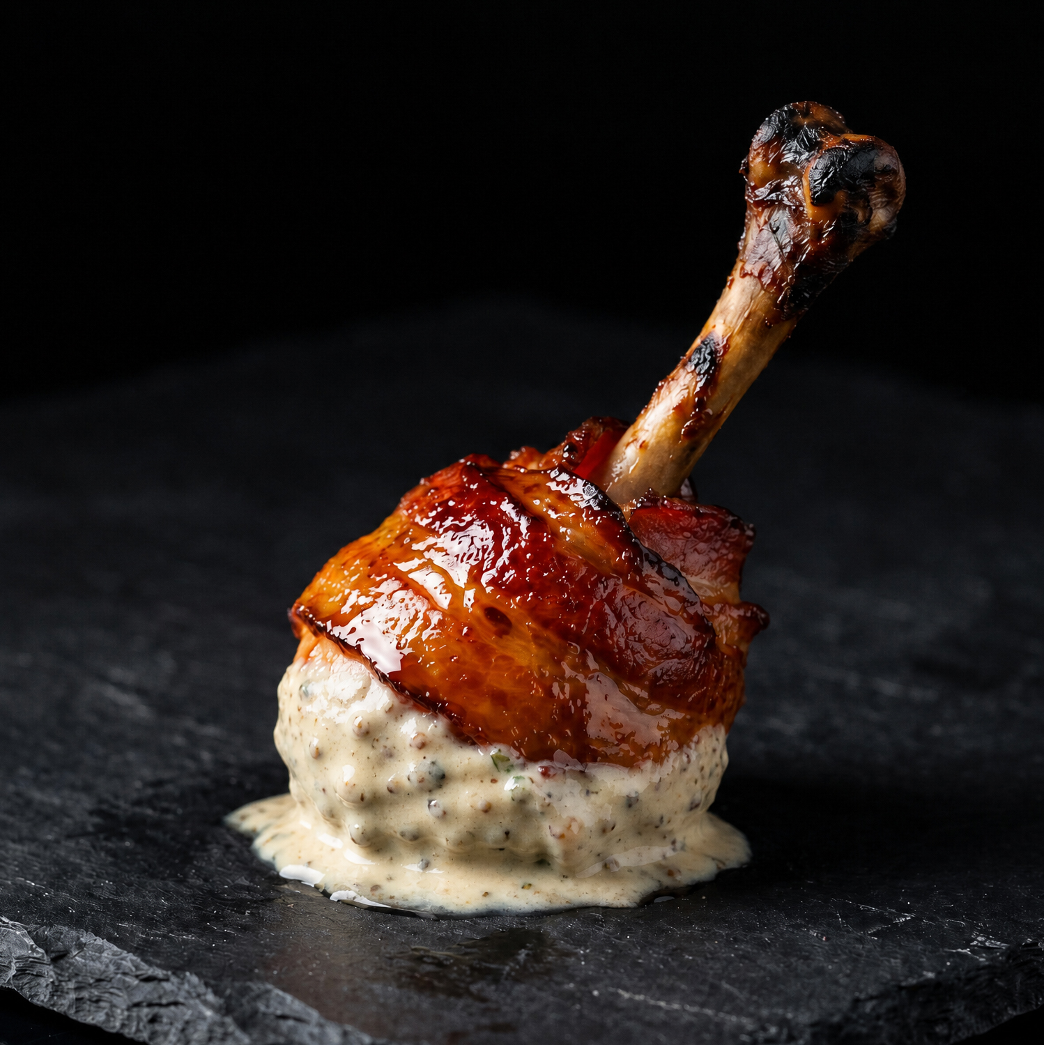 Chicken Bacon Ranch Lollipops on the Yoder